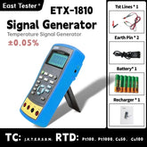 ETX-1810 Handheld Temperature Calibrator large screen display backlight Multifunctional process calibrator Signal Generator Thermal Resistance(RTD)
